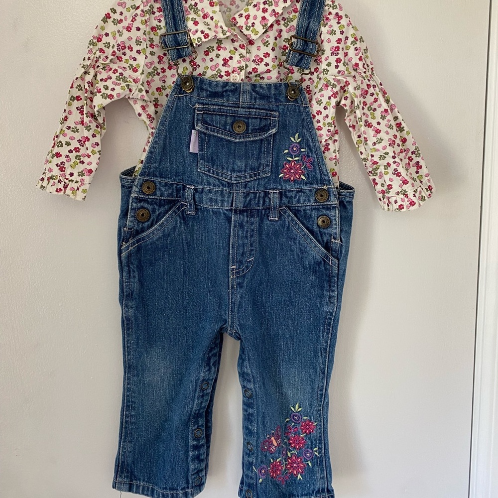 Floral Overall set